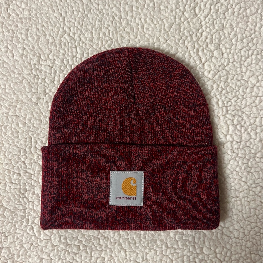 Carhartt Maroon Knit Beanie